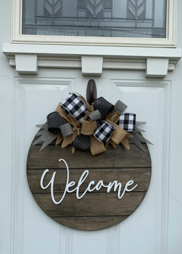 Rustic Farmhouse Welcome Sign