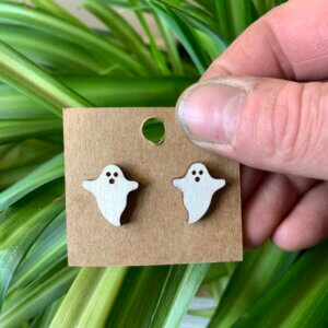Ghost Halloween Stud Earrings